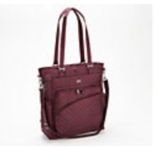Lug Convertible North/South RFID Tote - Ace 2 / Shimmer Wine / NEW WITH TAGS